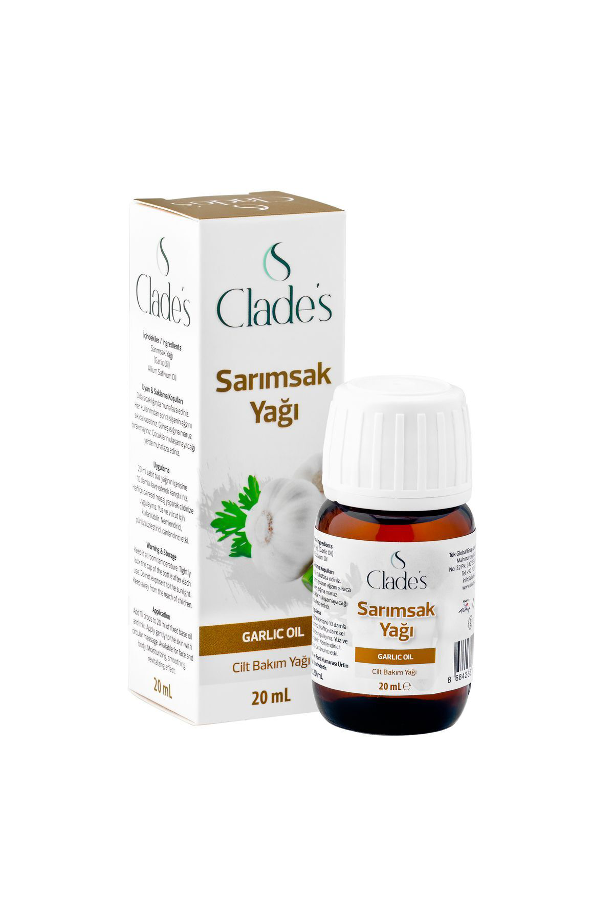 Sarımsak Yağı 20 ml - Cilt Bakım Yağı Garlic Oil