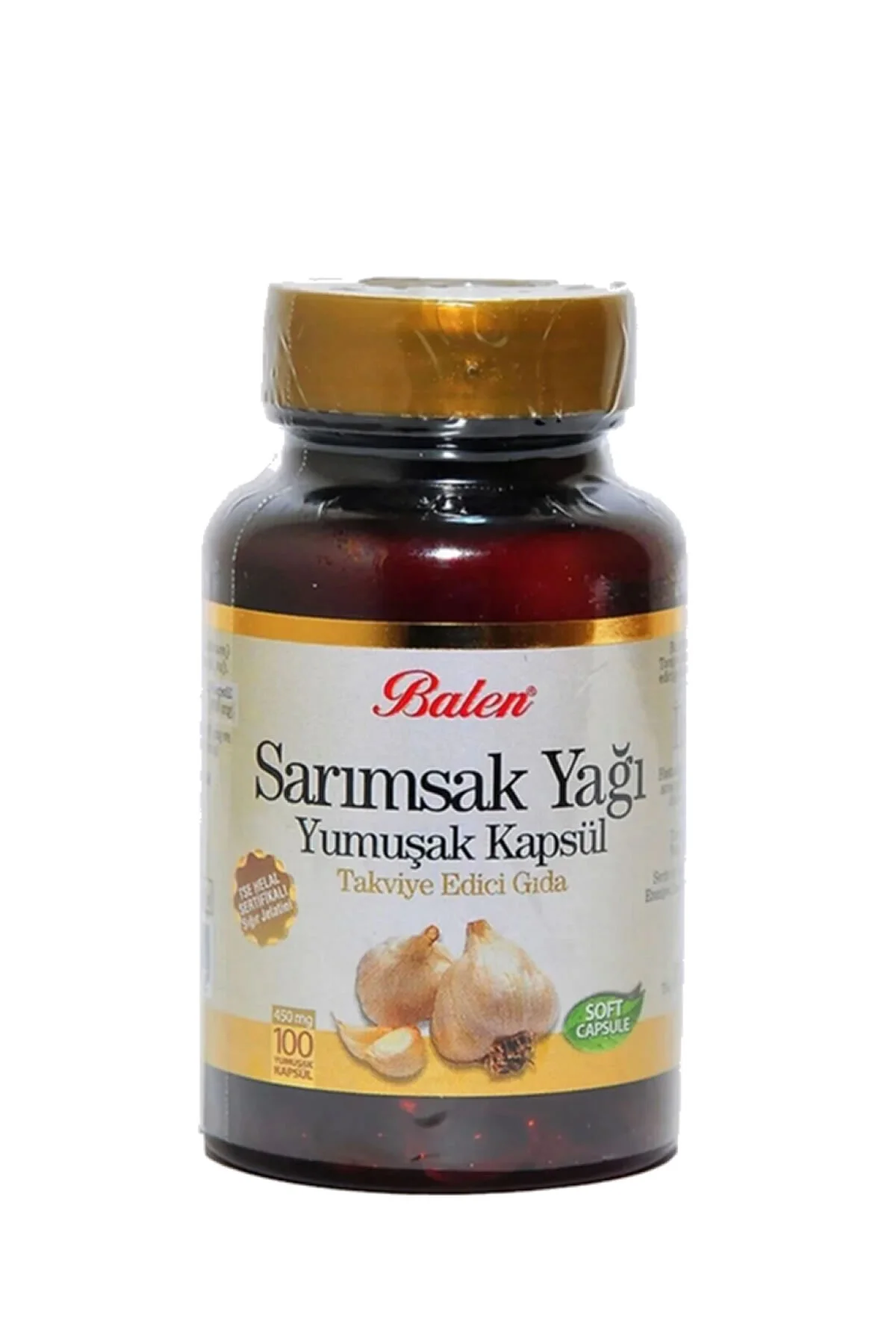 Sarımsak Yağı Yumuşak Kapsül 100 Adet Kapsül 450 Mg
