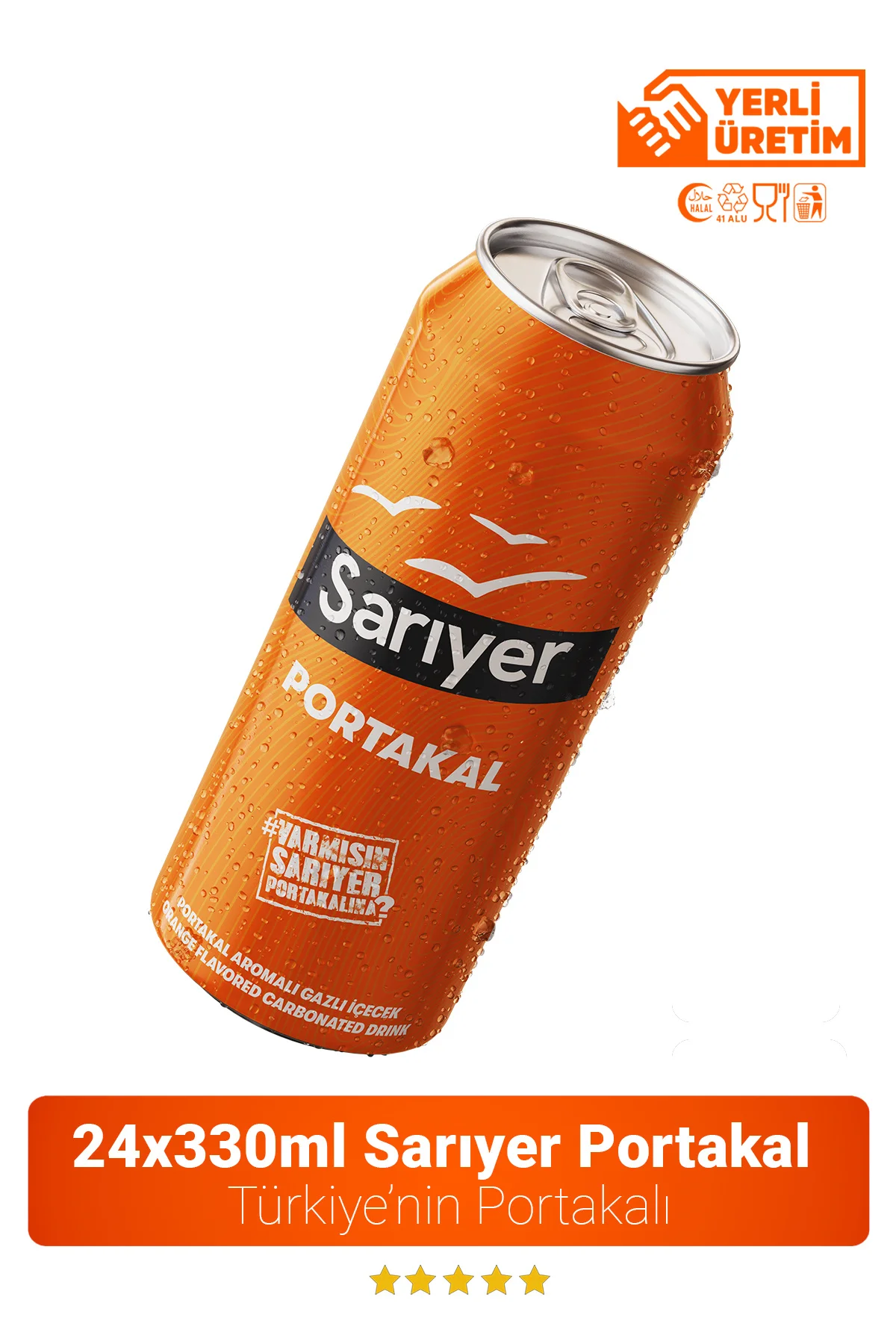 SARIYERPortakal 330 ml X 24'lü
