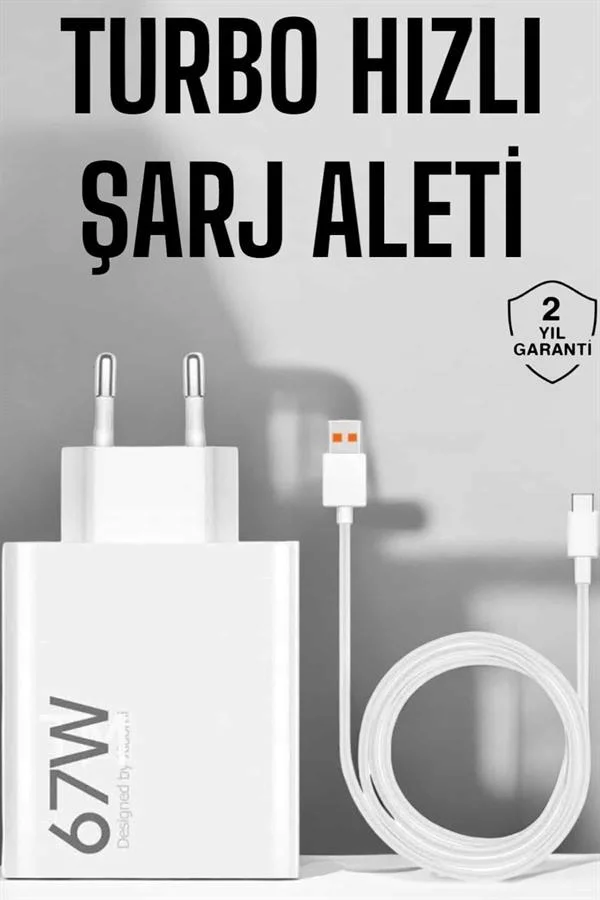 Şarj Aleti 67W Hızlı Şarj Turbo Type-C Uyumlu Şarj Adaptörü Kablosu Fiyatı, Yorumları ve Özellikleri