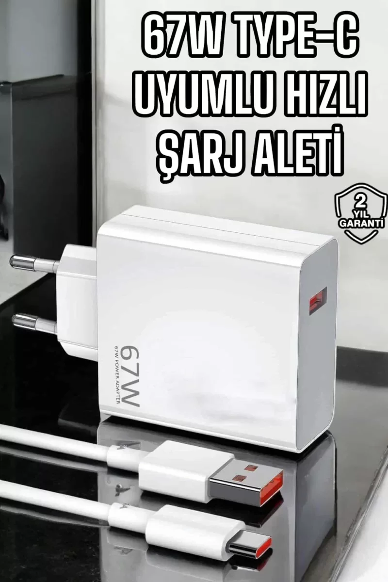 Şarj Aleti Turbo Hızlı 67W Type-C Hızlı Şarj - Lisinya Fiyatı, Yorumları ve Özellikleri