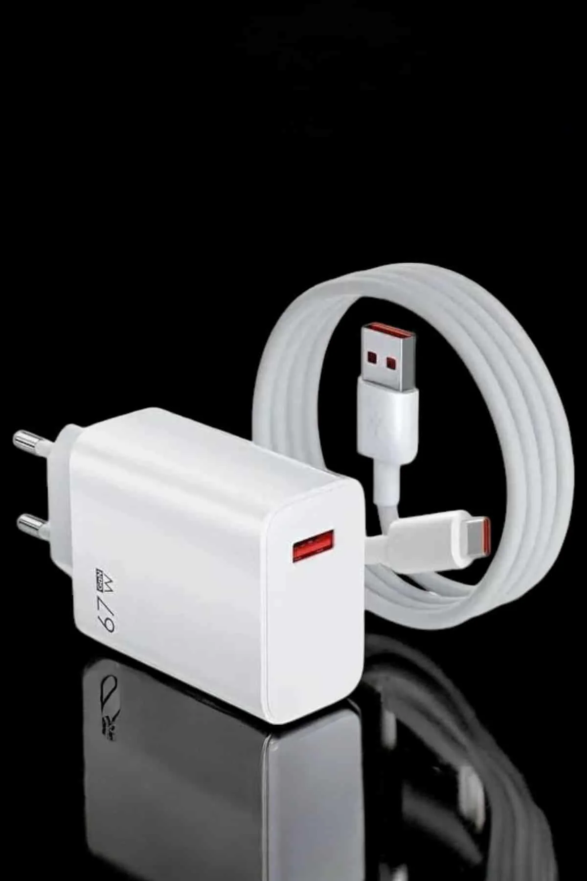 Şarj Aleti Turbo Hızlı 67W Type-C Hızlı Şarj Şarj Aleti Turbo Hızlı 67W Type-C Hızlı Şarj