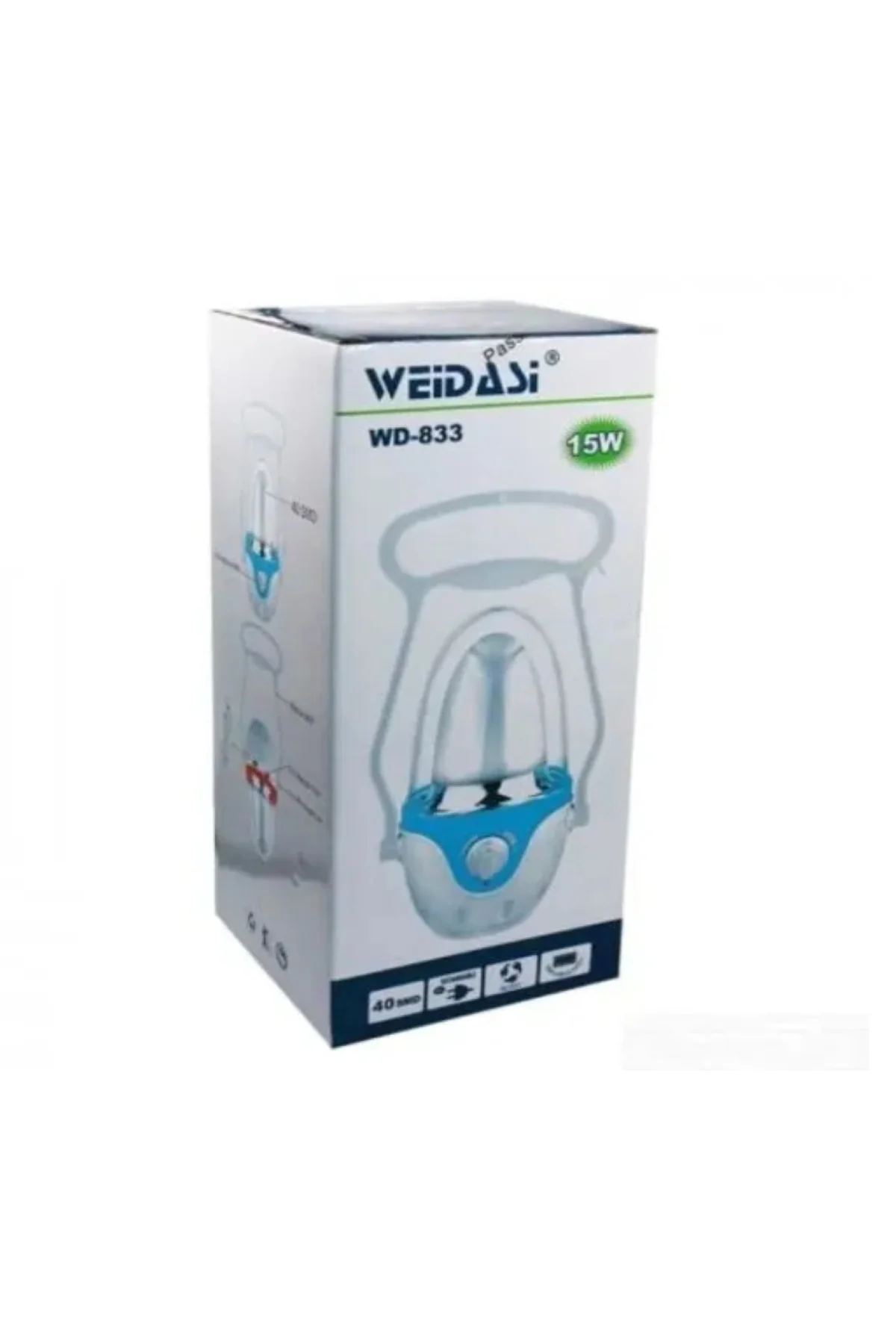 Şarj Edilebilir Işık (wd-833) Mavi Şarj Edilebilir Işık (wd-833) Mavi