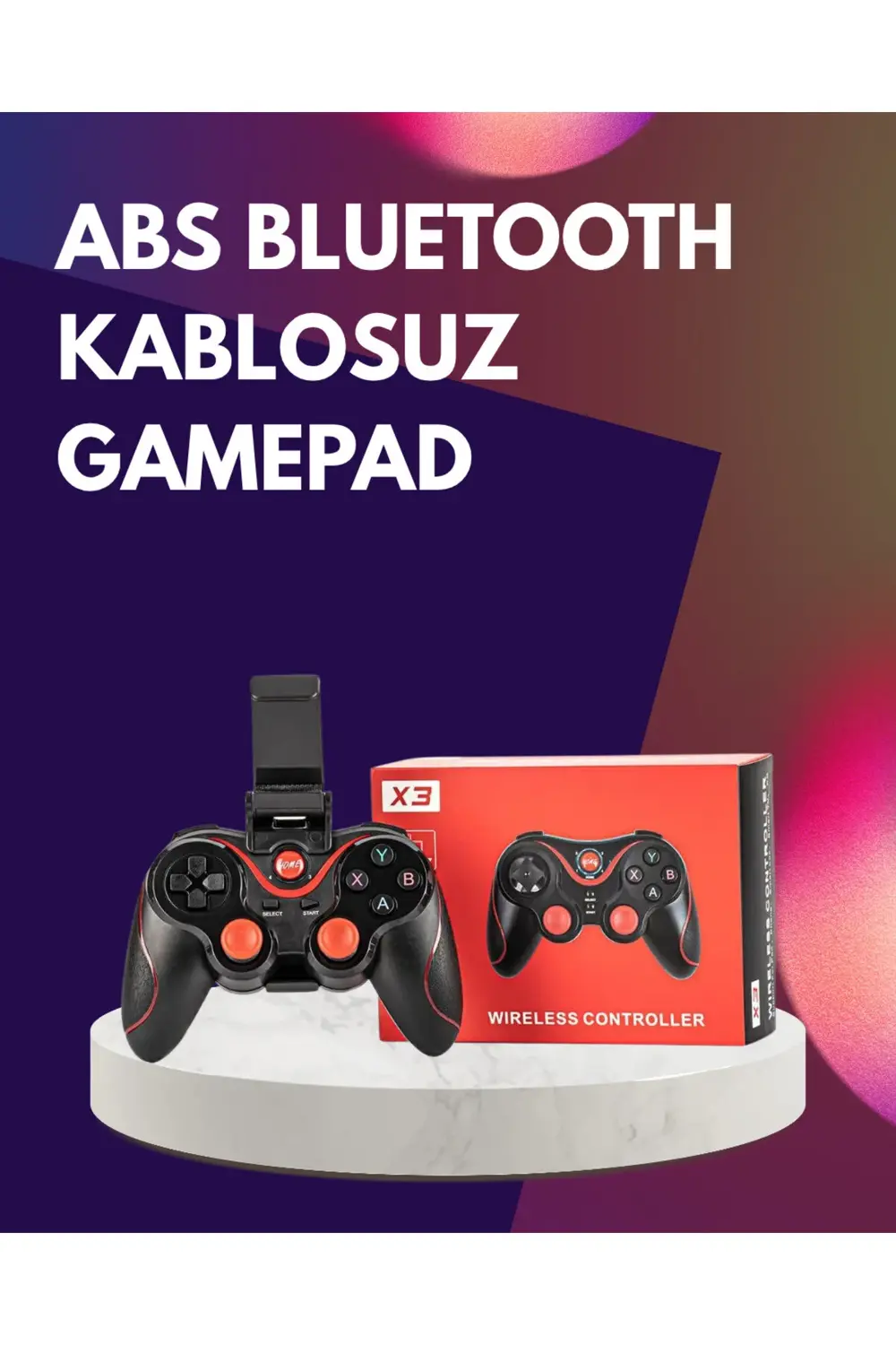 Şarj Edilebilir Kablosuz Oyun Kumandası Yüksek Performanslı