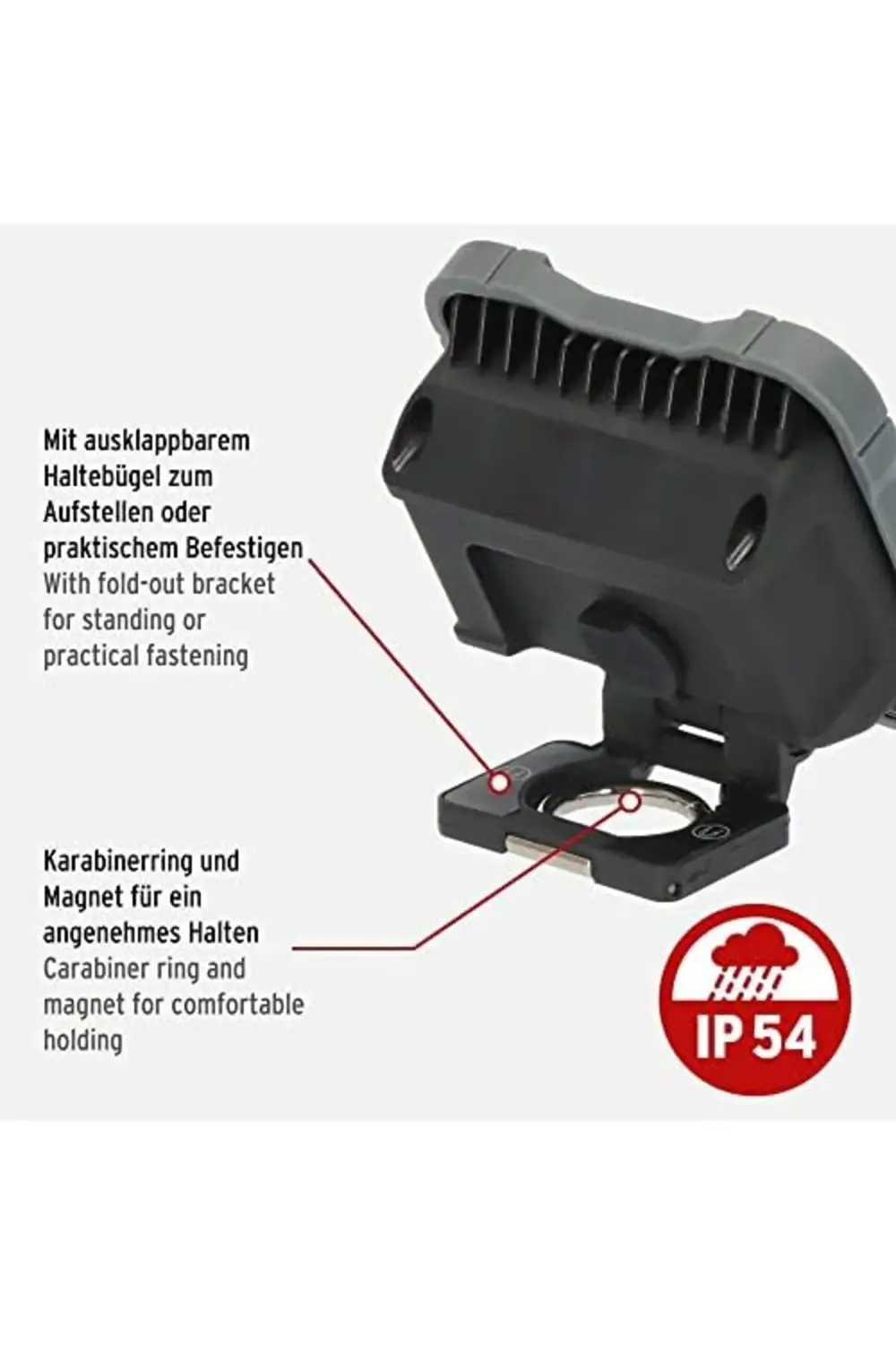 şarj edilebilir LED çalışma lambası SH 1000 MA (1000lm, IP54, ve