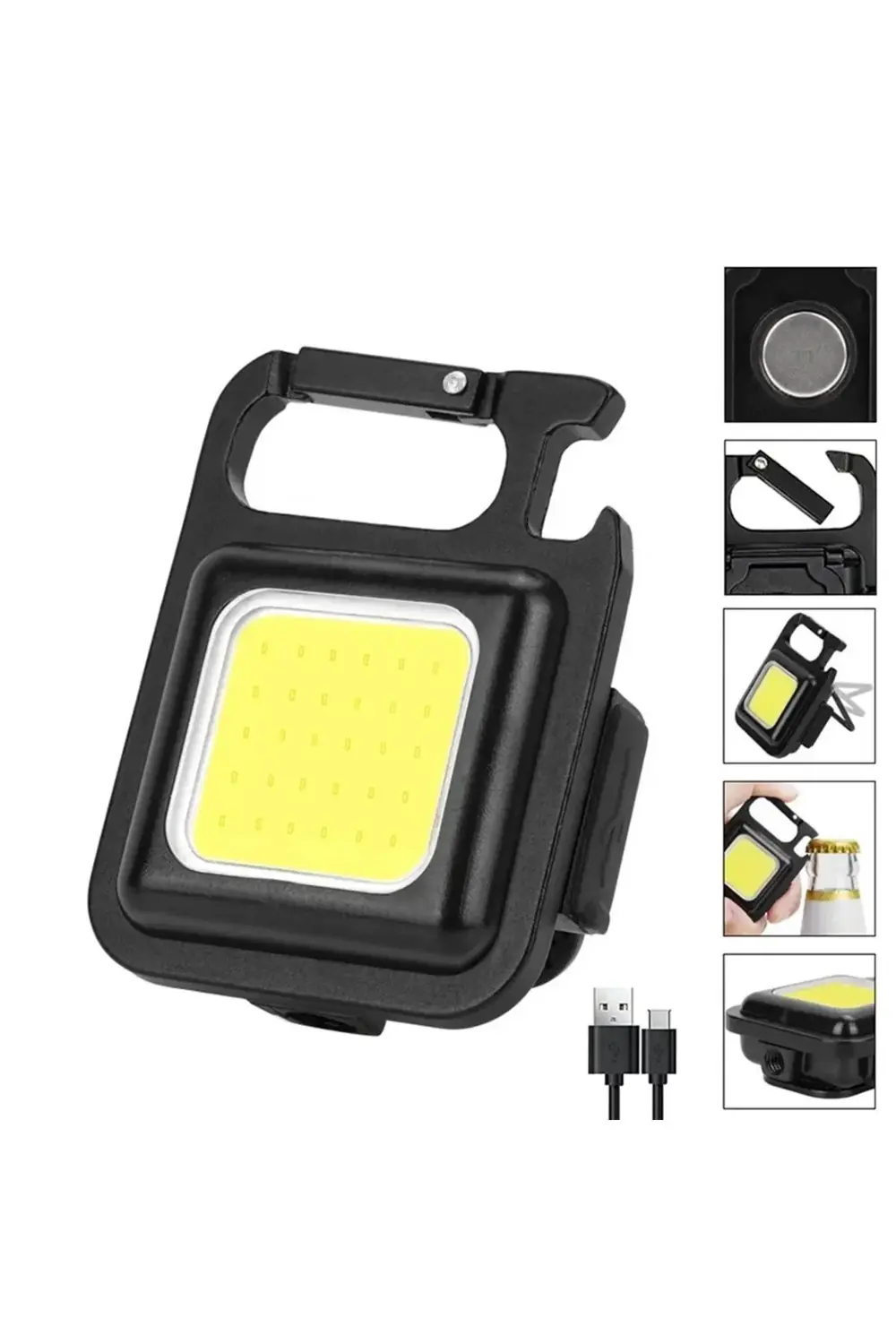 Şarj Edilebilir Mıknatıslı Çok Amaçlı Pratik Kamp ve Acil Durum F