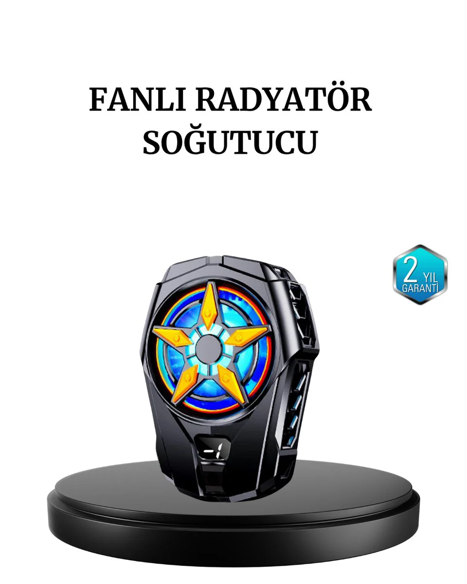Şarj Edilebilir Telefon Soğutucu Fan – Taşınabilir Sessiz ve Güçlü Oyun Soğutucusu