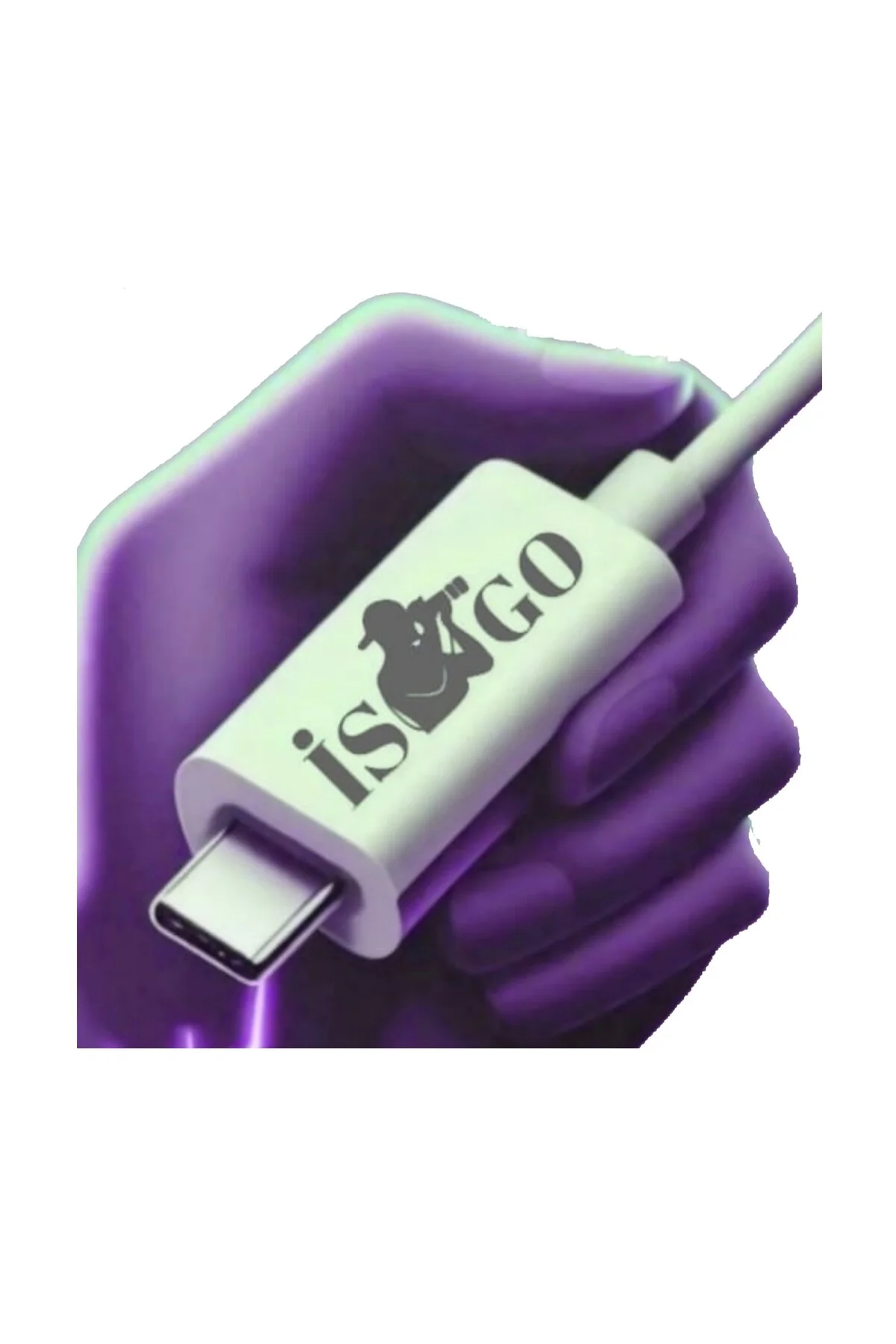 Şarj Kablo USB Type-c mikro 60 Volt