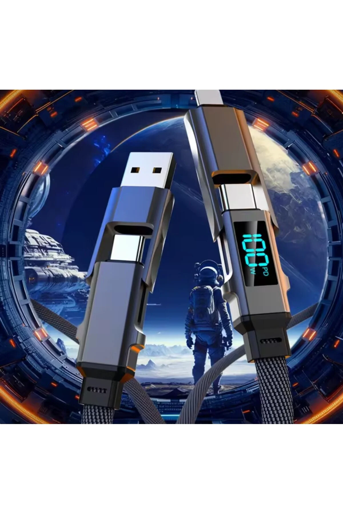 Şarj kablosu4/1 typ-c layting usb