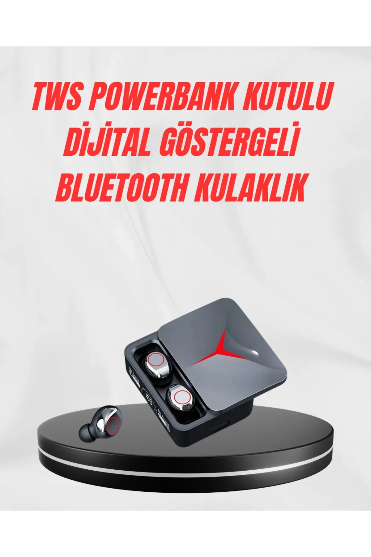 Şarj Kutulu Bluetooth 5.3 Kulaklık – Hızlı Eşleşme ve Net Görüşme Kalitesi