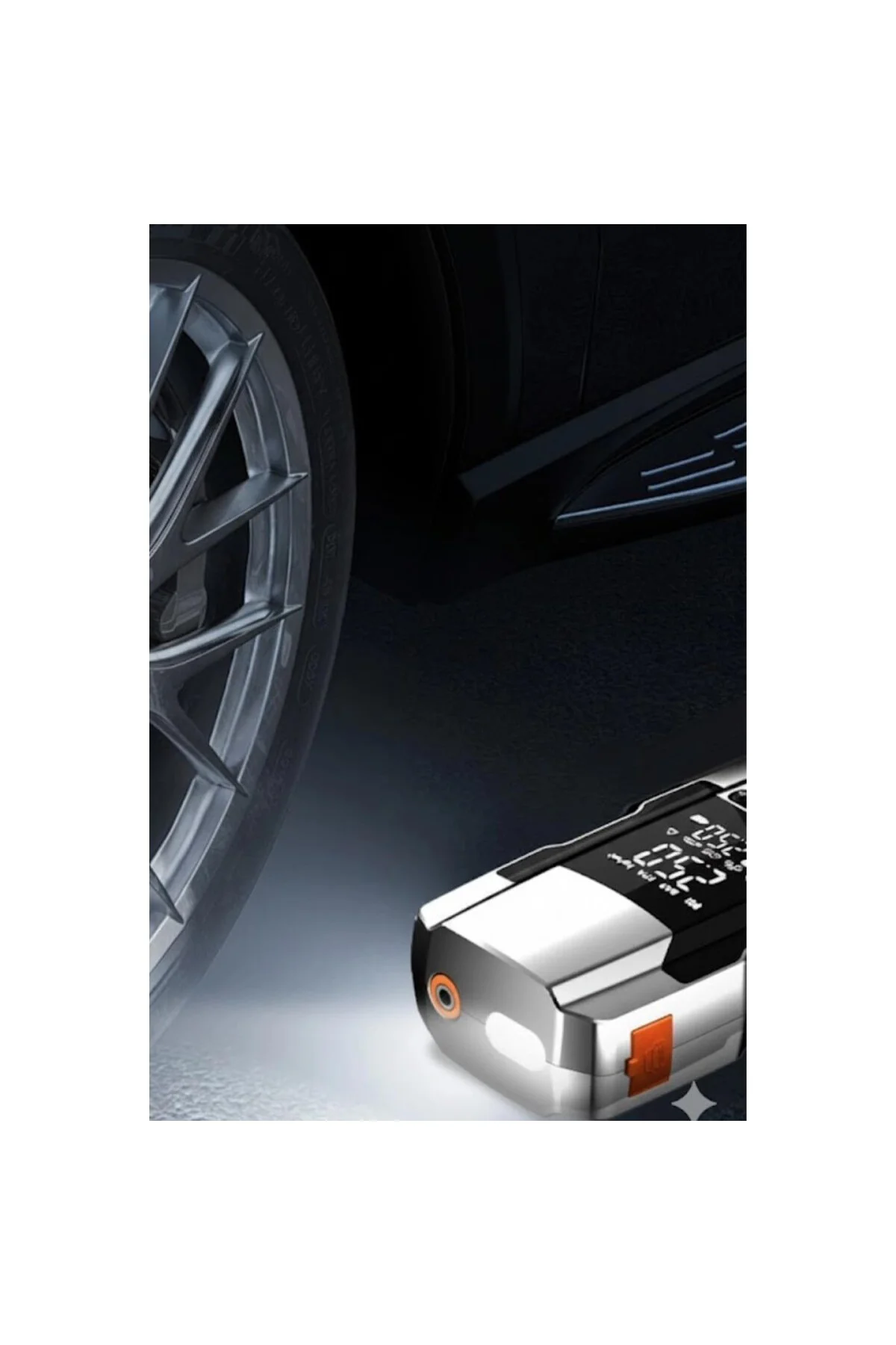 Şarjlı 10.000 Mah Akıllı Dijital Lastik Şişirme Pompası | 150 PSI