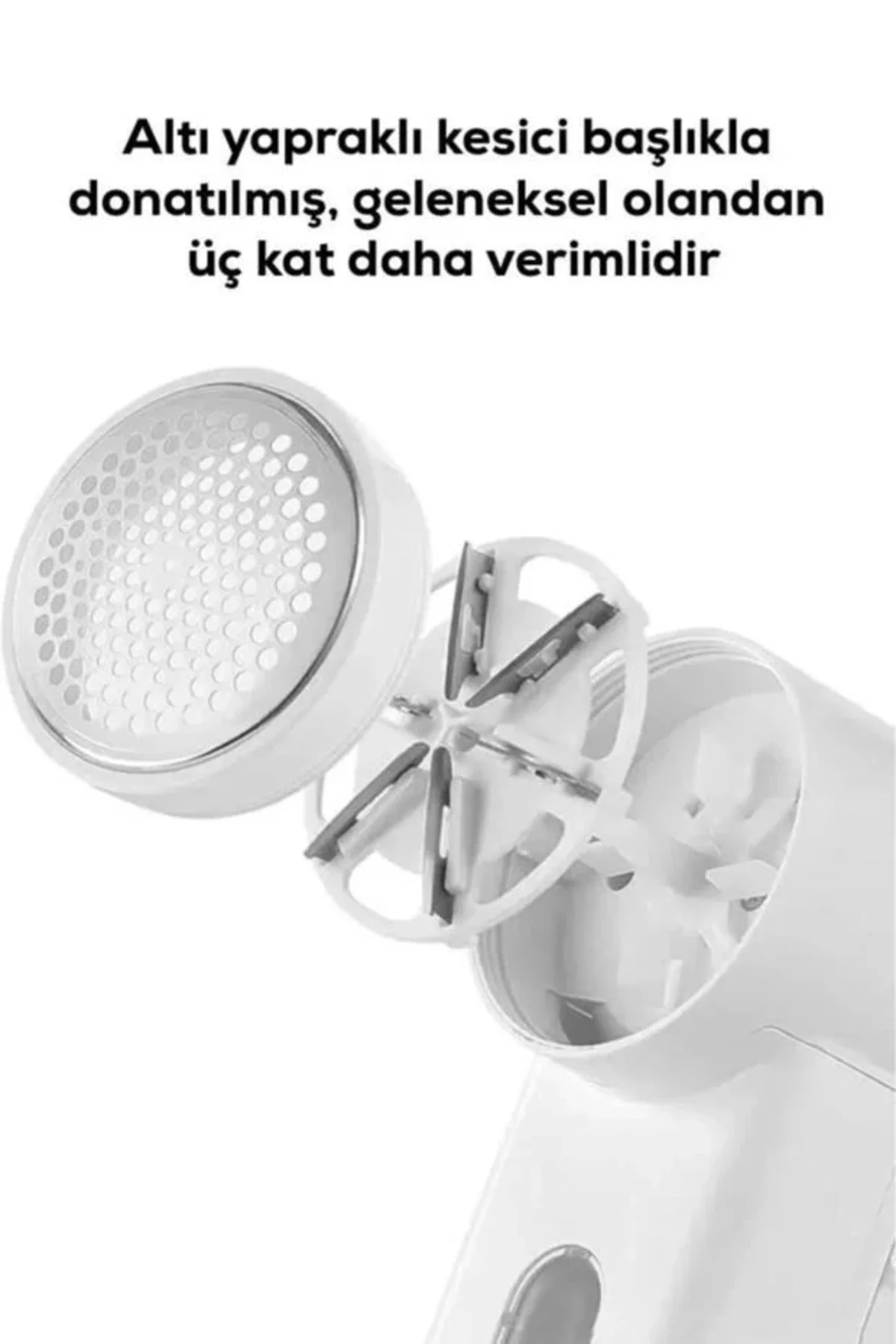 Şarjlı 2 Hızlı 6 Bıçaklı Tüy ve Tiftik Temizleme Makinesi Şarjlı 2 Hızlı 6 Bıçaklı Tüy ve Tiftik Temizleme Makinesi - Görsel 4