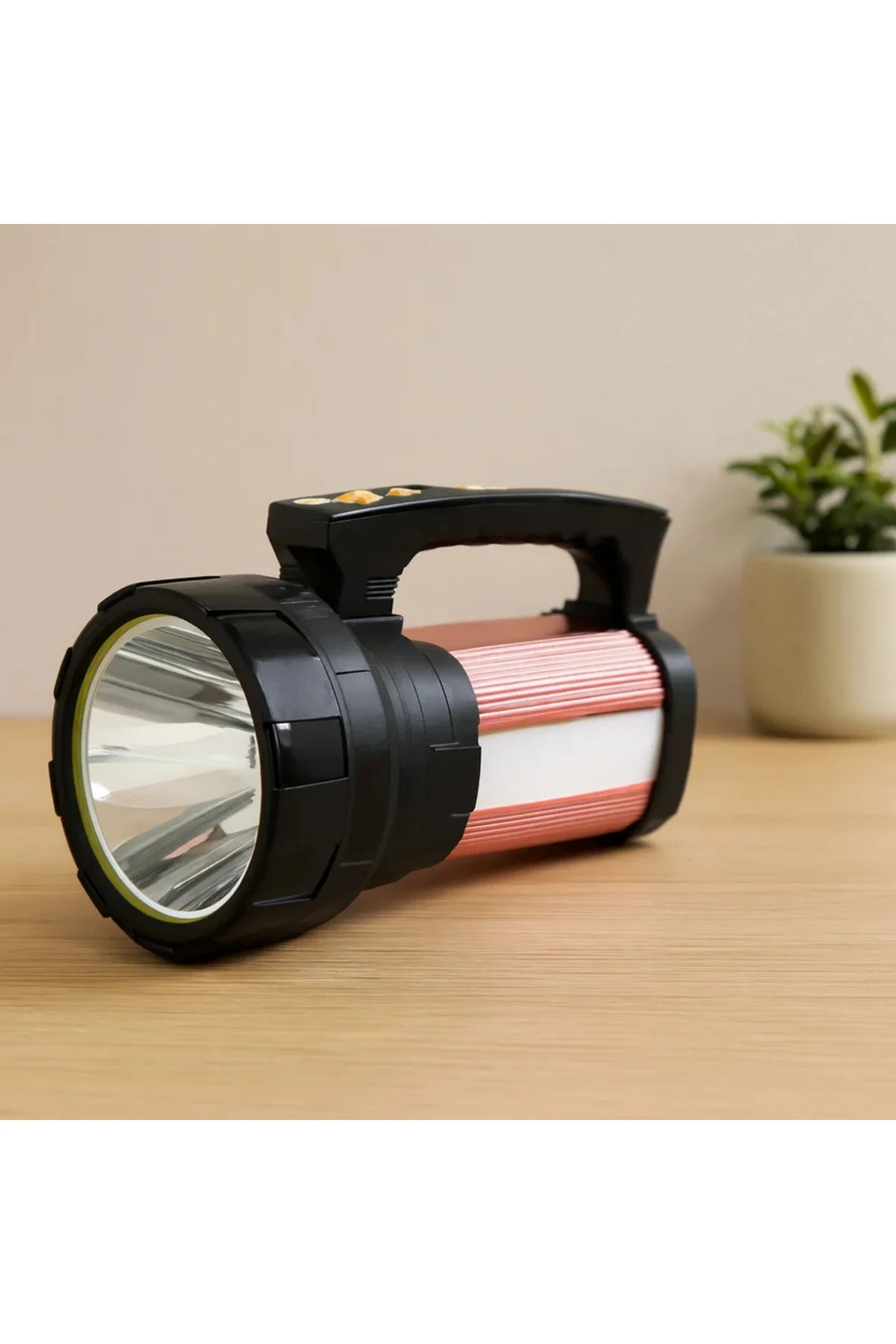 Şarjlı 2in1 El Feneri ve Projektör 15W COB + 28 LED Powerbank Su Geçirmez Şarjlı 2in1 El Feneri ve Projektör 15W COB + 28 LED Powerbank Su Geçirmez
