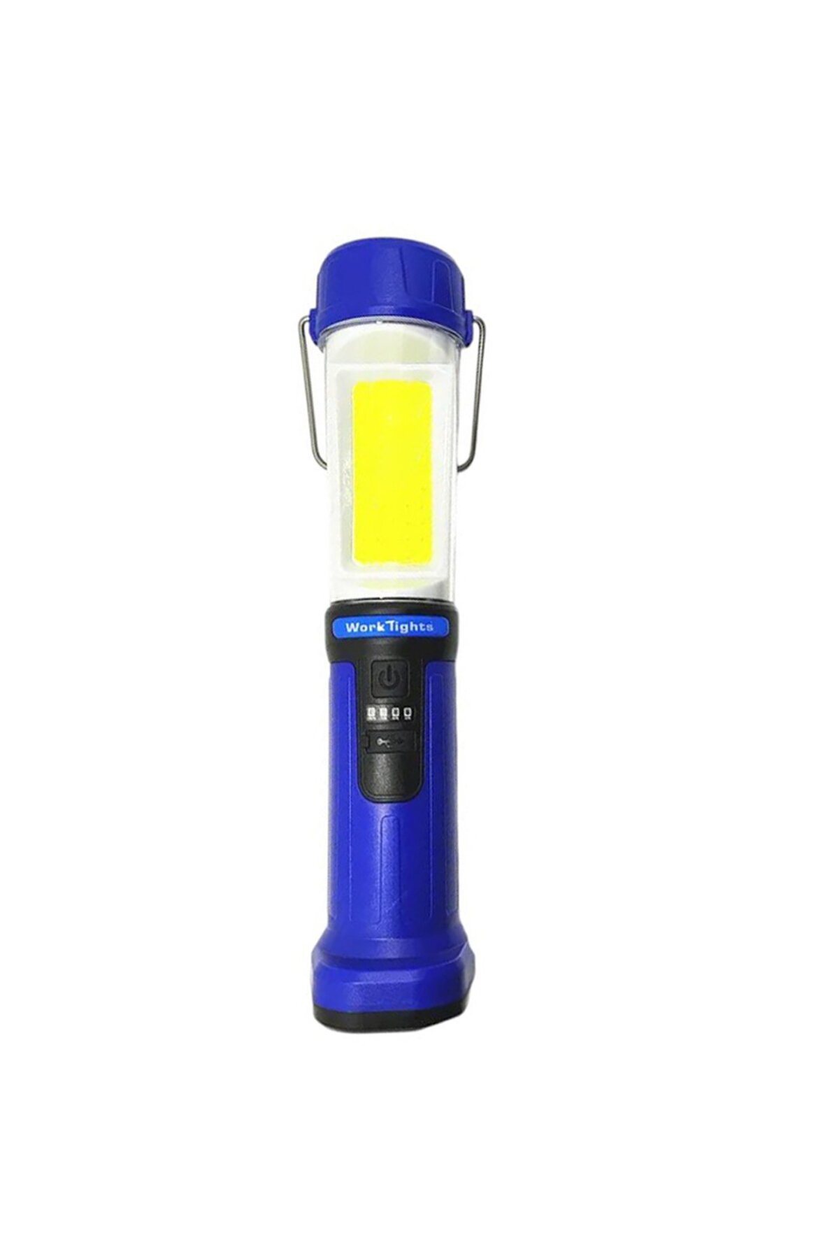 Şarjli 30 Beyaz 20 Mavi-kirmizi Smd Led / 55 Cob Ledli 5 Modlu Çalişma Lambasi Hk-802 (5108)