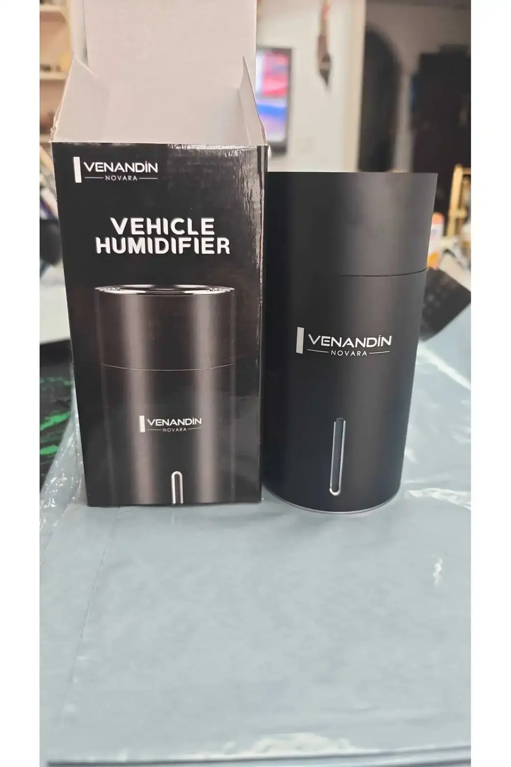 ŞARJLI 300 ml Ulrasonik Hava Nemlendirici Buhar Makinesi Araç İçi