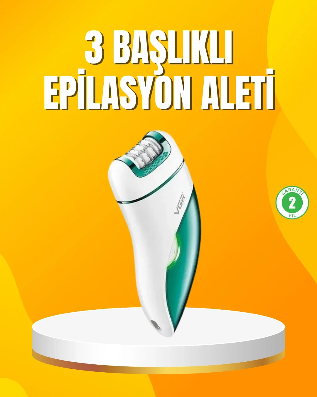 Şarjlı 3’ü 1 Arada VGR Epilatör LED Işıklı Suya Dayanıklı Hassas Bölge Epilasyon Makinesi Fiyatı, Yorumları ve Özellikleri