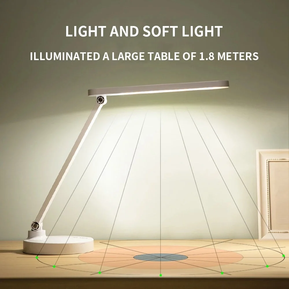 Şarjlı 40 Led Çalışma Okuma Işığı Kademeli Masa Lambası Ayarlanabilir Renk Tonu Ve Parlaklık Ps-1912 Şarjlı 40 Led Çalışma Okuma Işığı Kademeli Masa Lambası Ayarlanabilir Renk Tonu Ve Parlaklık Ps-1912