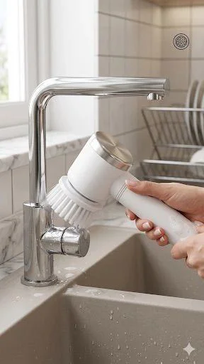 Şarjlı 5 Başlıklı Otomatik Temizleme Fırçası - Kablosuz Scrubber Fiyatı, Yorumları ve Özellikleri
