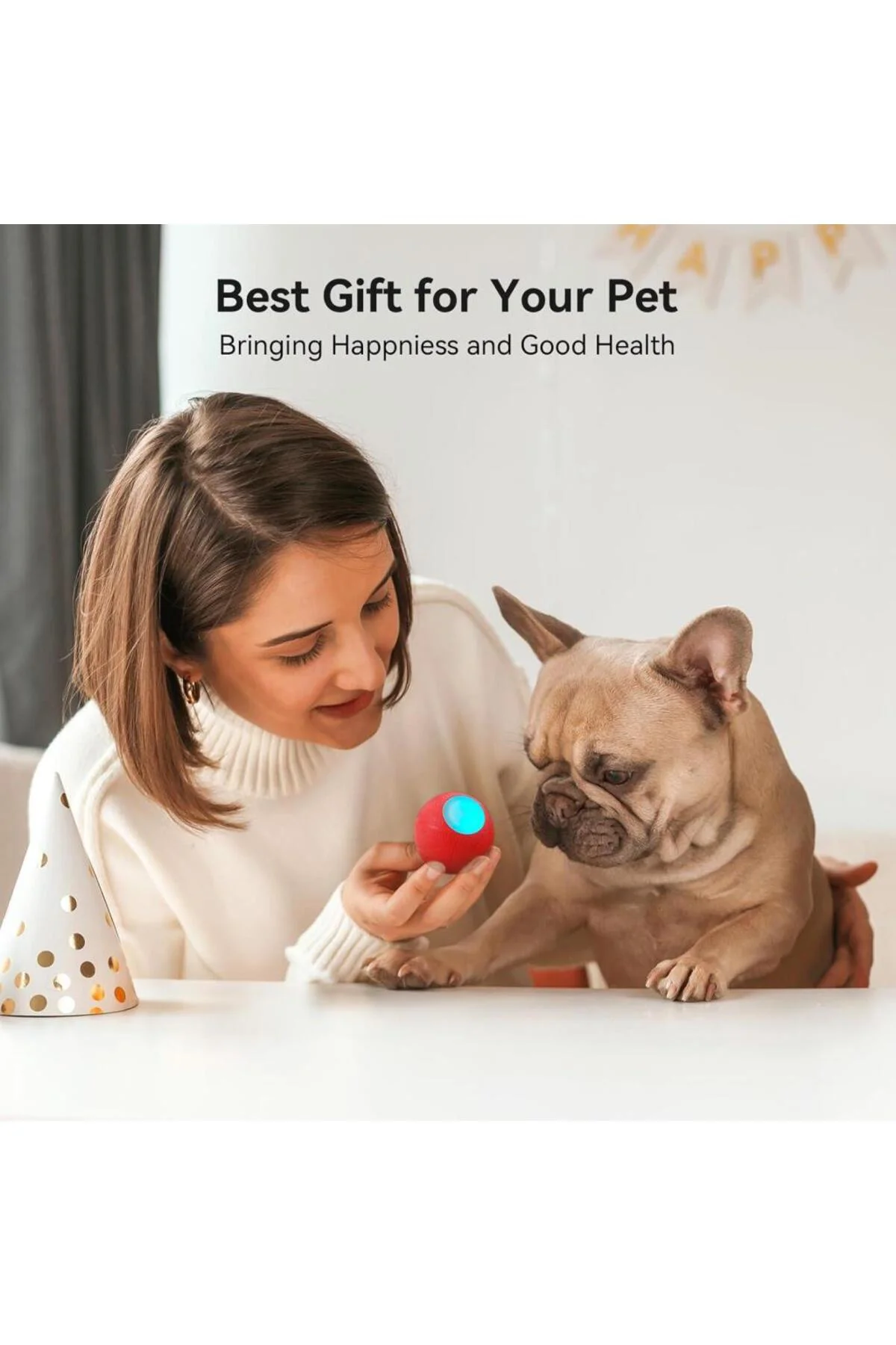Şarjlı Akıllı İneraktif Köpek Oyun Topu Kırmızı Small 5.5 Cm Şarjlı Akıllı İneraktif Köpek Oyun Topu Kırmızı Small 5.5 Cm