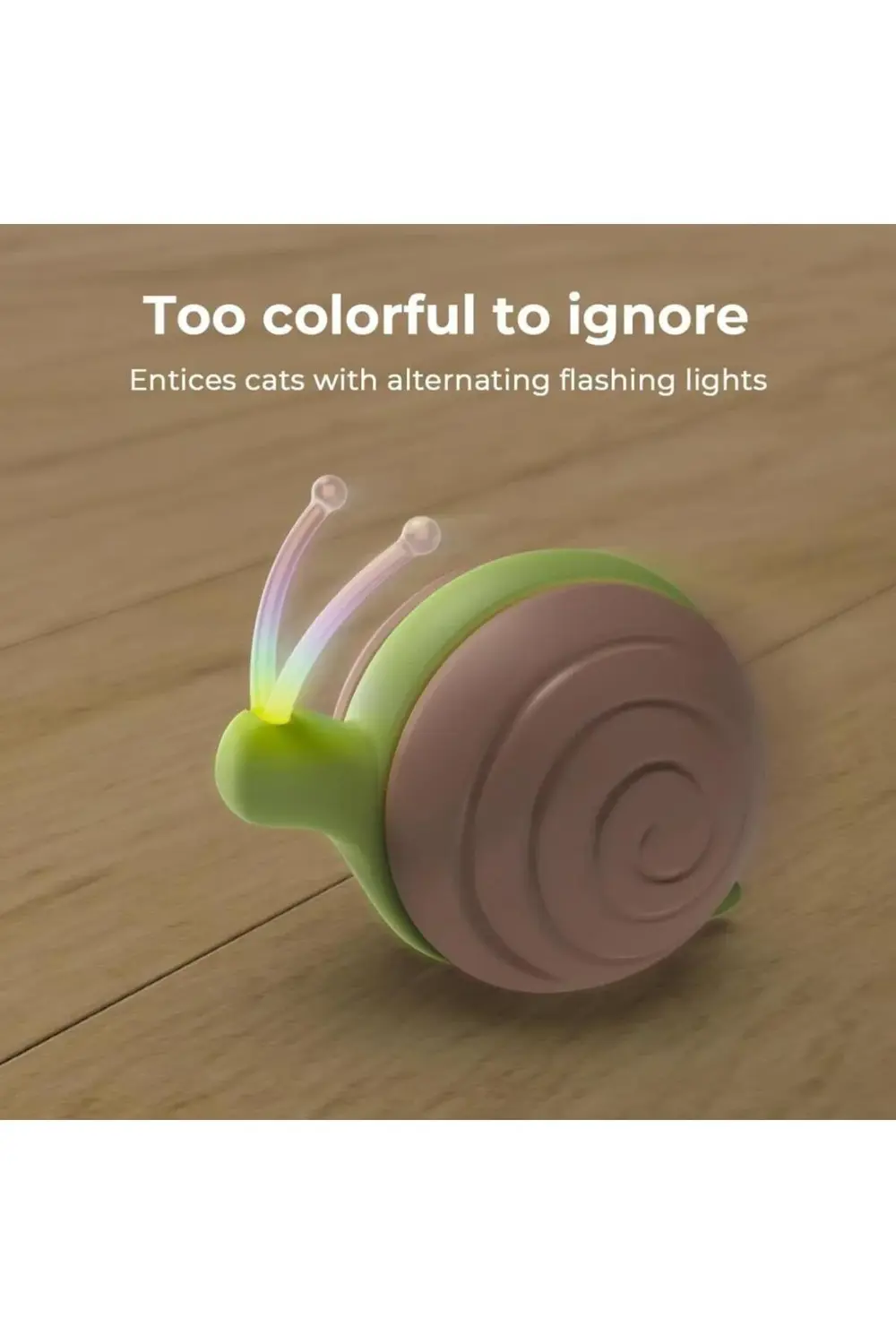 Şarjlı Akıllı İneraktif Kedi Salyangoz Oyuncağı 7X5X5,8 Cm