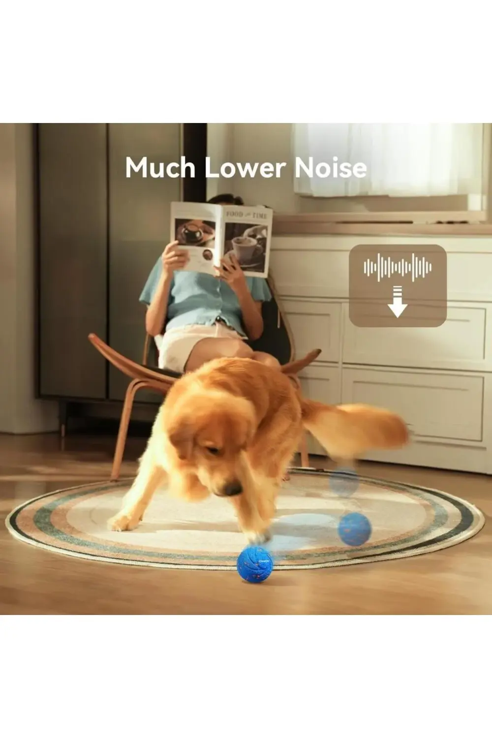 Şarjlı Akıllı İneraktif Köpek Top Oyuncağı Mavi 7X7X7 Cm Şarjlı Akıllı İneraktif Köpek Top Oyuncağı Mavi 7X7X7 Cm