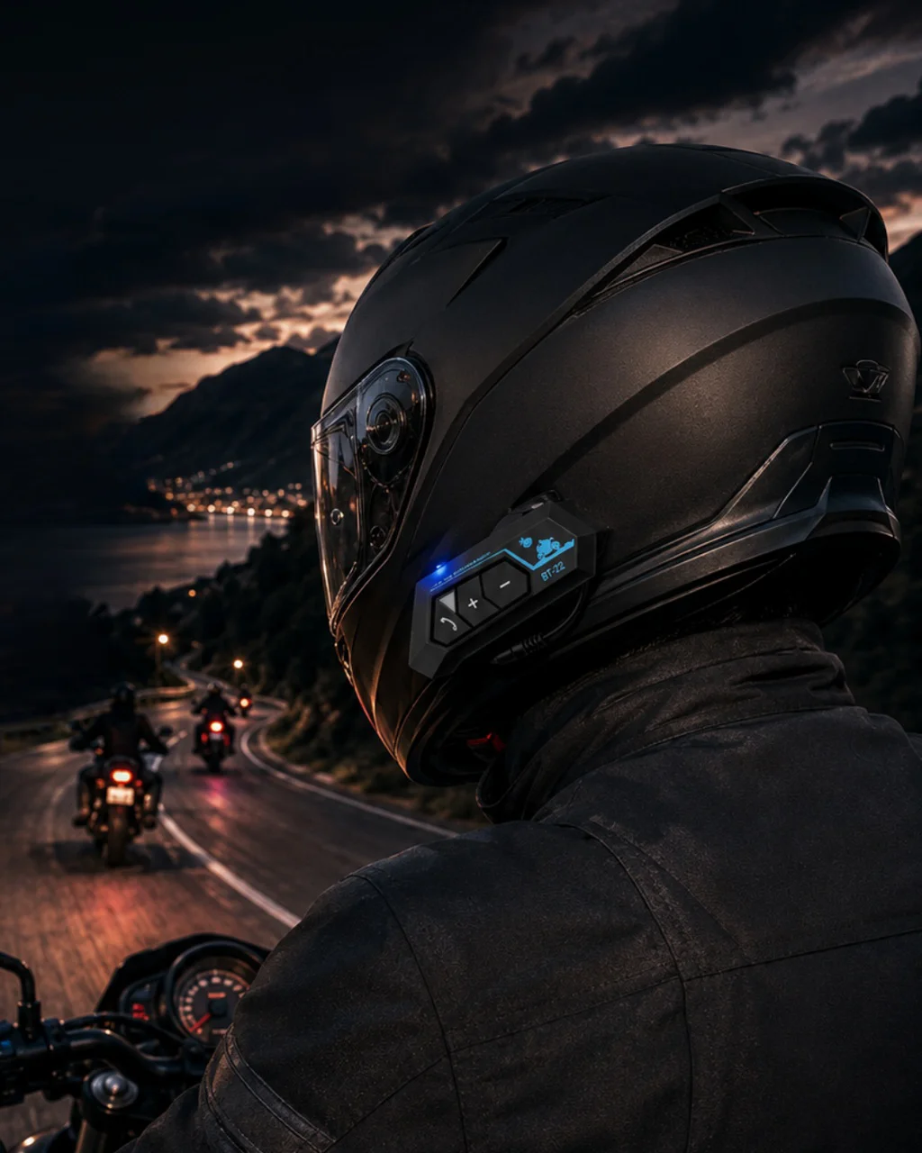 Şarjlı Bluetooth Kask Kulaklığı Navigasyon Ve Müzik Destekli - Lisinya