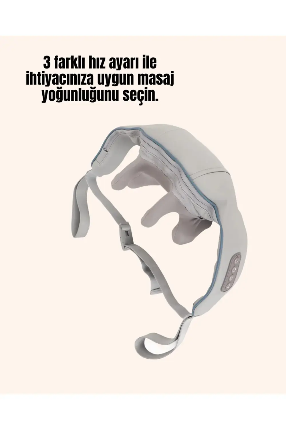 Şarjlı Boyun ve Omuz Masaj Aleti | 3D Yoğurma Teknolojisi
