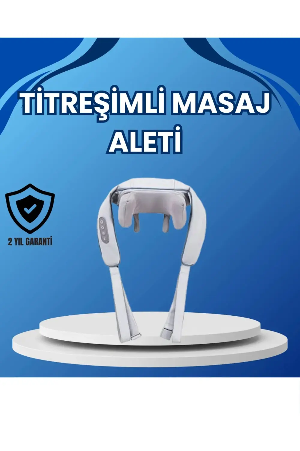 Şarjlı Boyun ve Omuz Masaj Aleti | 3D Yoğurma Teknolojisi