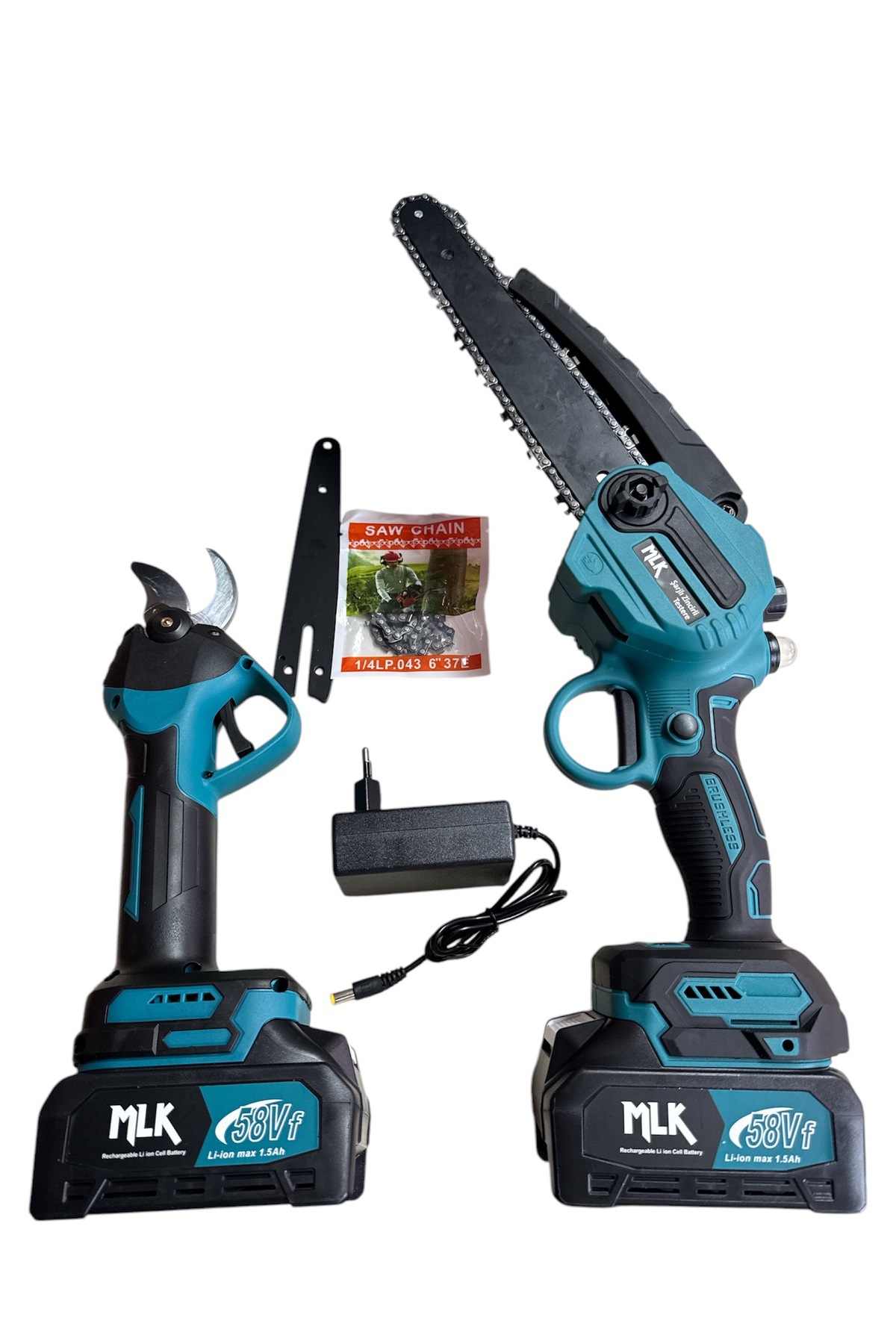 Malika Şarjlı Budama Testere Ve Makas Seti