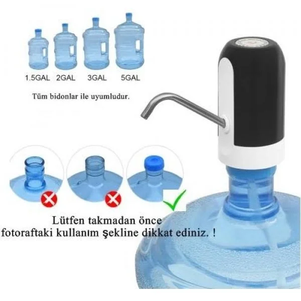 Şarjlı Damacana Su Pompası Şarjlı Damacana Su Pompası