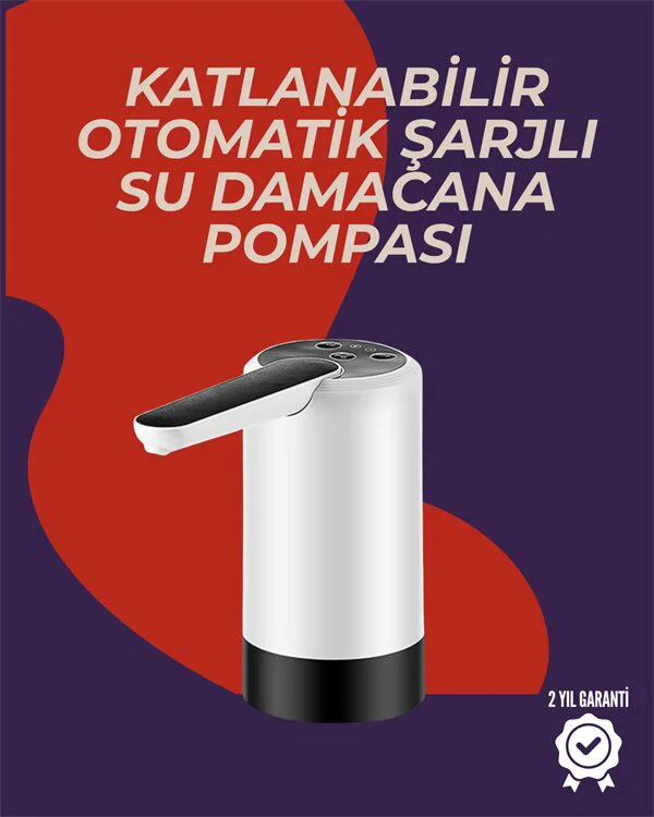 Şarjlı Damacana Su Pompası: Otomatik, Taşınabilir ve Pratik Çözüm