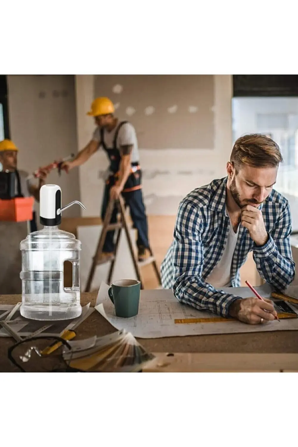 Şarjlı Damacana Su Pompası Cam Ve Plastik Damacanalara Uygun