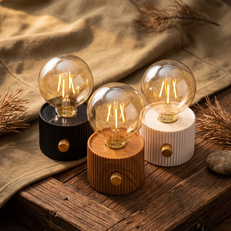 Şarjlı Dekoratif Masa Lambası - Kademesiz Dimmer - Type-C Bağlantılı Şarjlı Dekoratif Masa Lambası - Kademesiz Dimmer - Type-C Bağlantılı