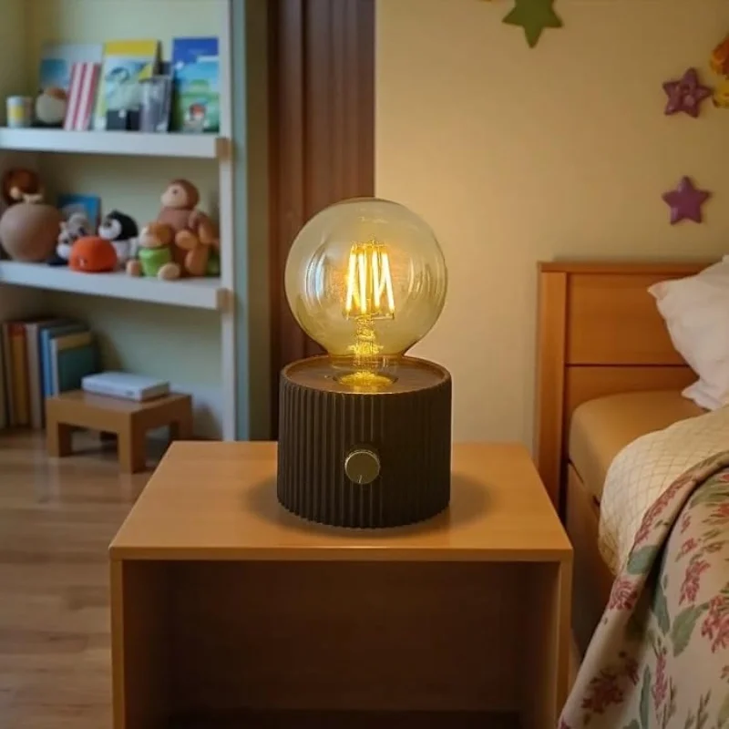 Şarjlı Dekoratif Masa Lambası - Kademesiz Dimmer - Type-C Bağlantılı