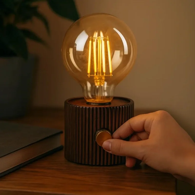 Şarjlı Dekoratif Masa Lambası - Kademesiz Dimmer - Type-C Bağlantılı Şarjlı Dekoratif Masa Lambası - Kademesiz Dimmer - Type-C Bağlantılı