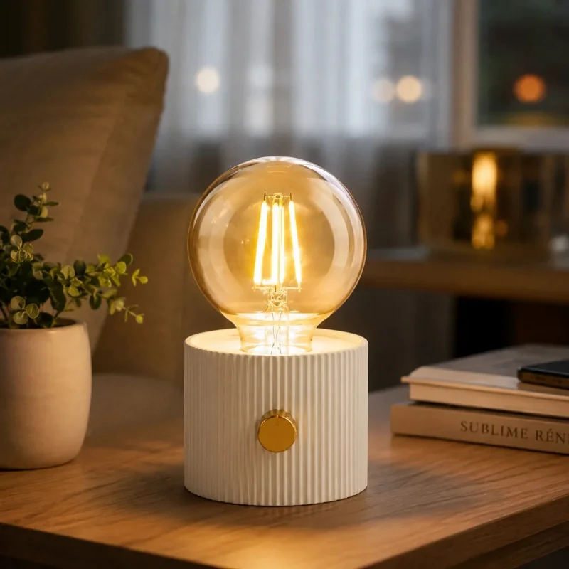 Şarjlı Dekoratif Masa Lambası - Kademesiz Dimmer - Type-C Bağlantılı Şarjlı Dekoratif Masa Lambası - Kademesiz Dimmer - Type-C Bağlantılı