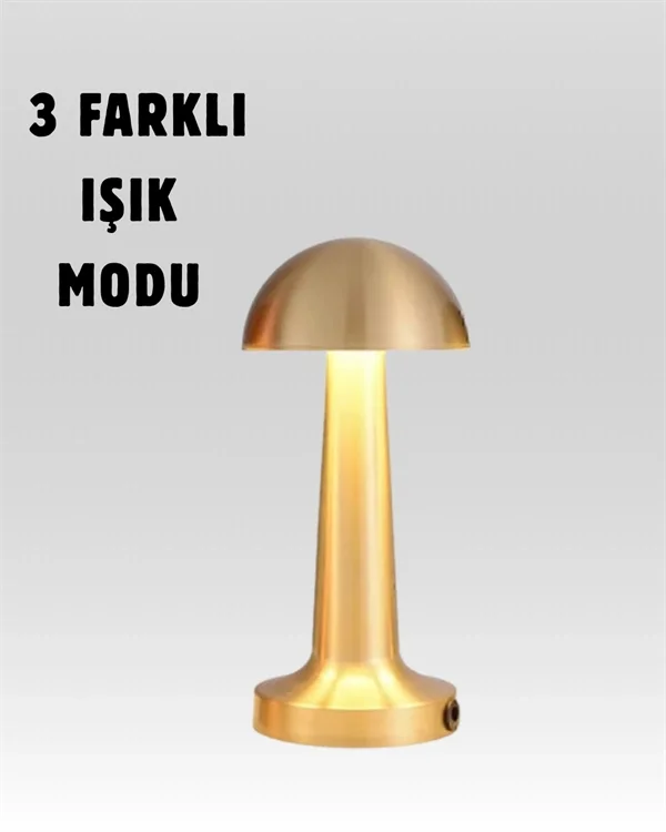 Şarjlı Dimmerli LED Masa Lambası – 4-8 Saat Aydınlatma Yeni Nesil