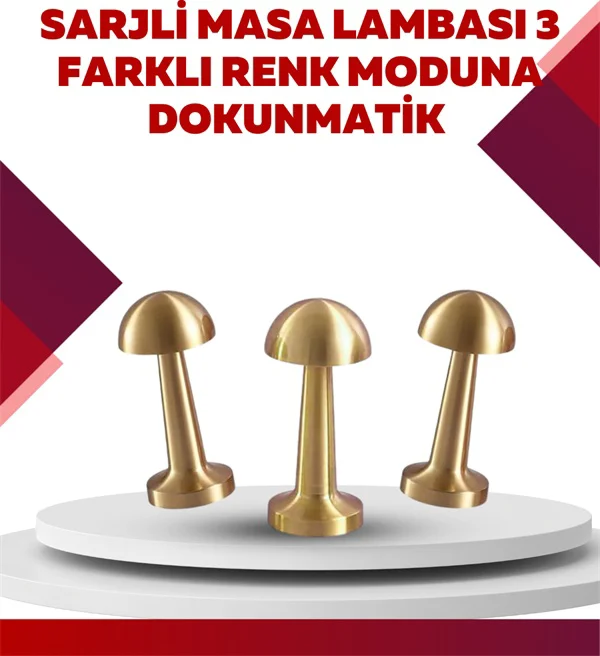 Şarjlı Dimmerli Led Masa Lambası 4-8 Saat Aydınlatma Diğer