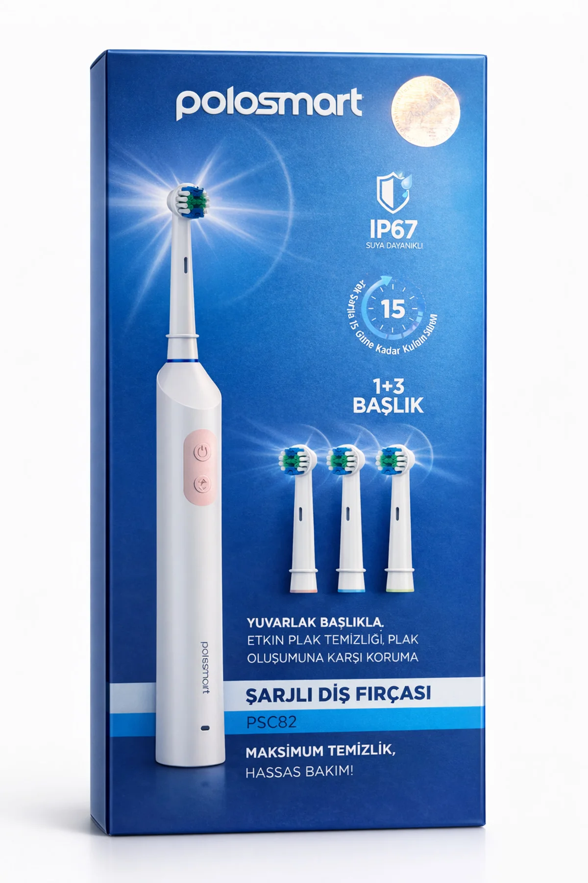 Şarjlı Diş Fırçası PSC82 Rose + Hediye Şarjlı Diş Fırçası(PSC74-P