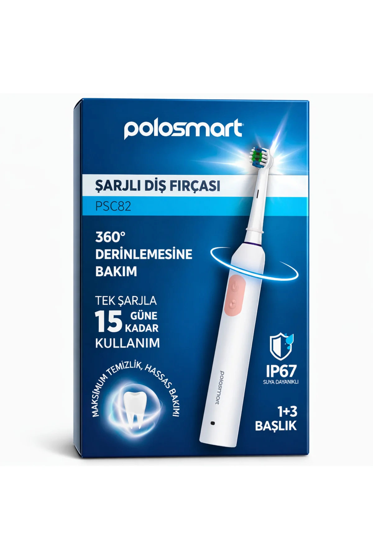 Şarjlı Diş Fırçası PSC82 Rose + Hediye Şarjlı Diş Fırçası(PSC74-P