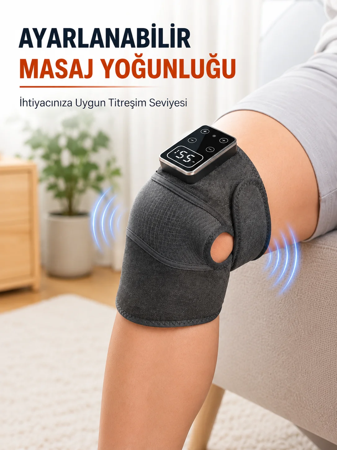 Şarjlı Diz Masaj Cihazı Isıtma ve Titreşim Özellikli Dijital Kontrollü Masaj Aleti Şarjlı Diz Masaj Cihazı Isıtma ve Titreşim Özellikli Dijital Kontrollü Masaj Aleti