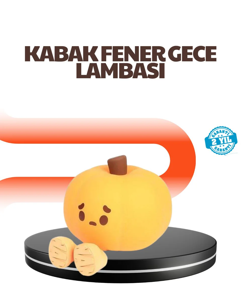 Şarjlı Dokunmatik Pumpkin Gece Lambası - 6000K-7000K Aydınlatma Şarjlı Dokunmatik Pumpkin Gece Lambası - 6000K-7000K Aydınlatma Fiyatı, Yorumları ve Özellikleri