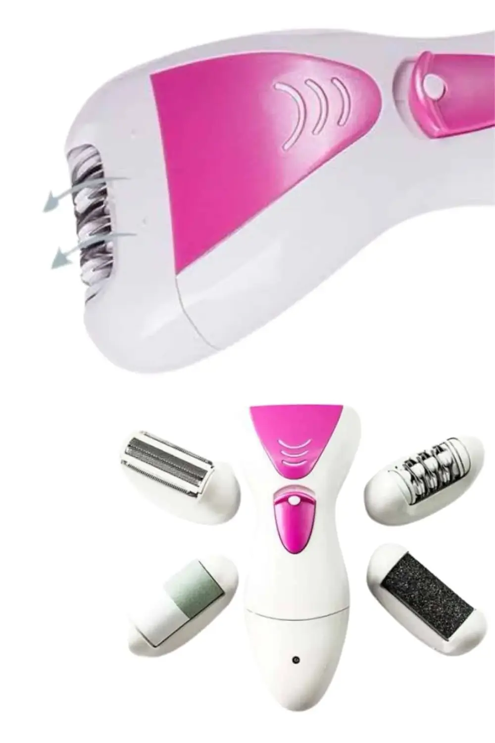 Şarjlı Epilasyon Cihazı Çok Başlıklı Ayak Bakımına Uygun Epilatör