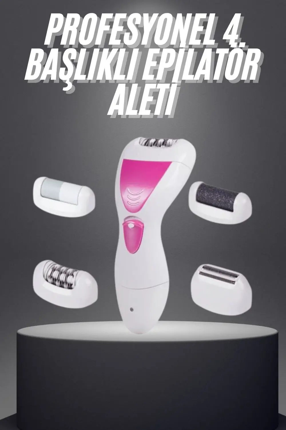 Şarjlı Epilasyon Cihazı Çok Başlıklı Ayak Bakımına Uygun Epilatör