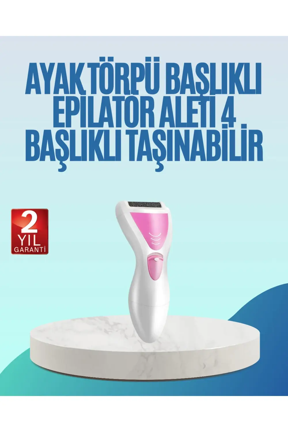 Şarjlı Epilatör ve Ayak Törpüsü Seti