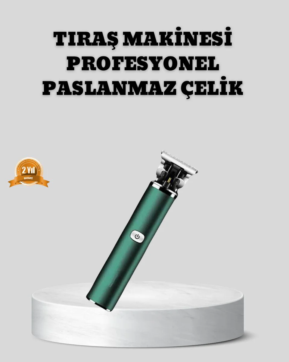 Şarjlı Erkek Tıraş Makinesi – 180 Dakika Pil Ömrü, Hızlı Şarj ve USB Uyumlu Profesyonel Tıraş Cihazı