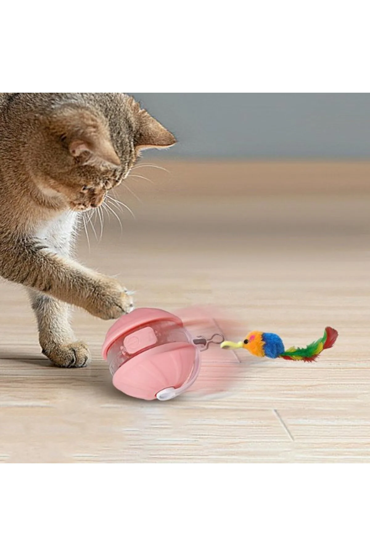 Şarjlı Hareketli Kedi Topu Oyuncak