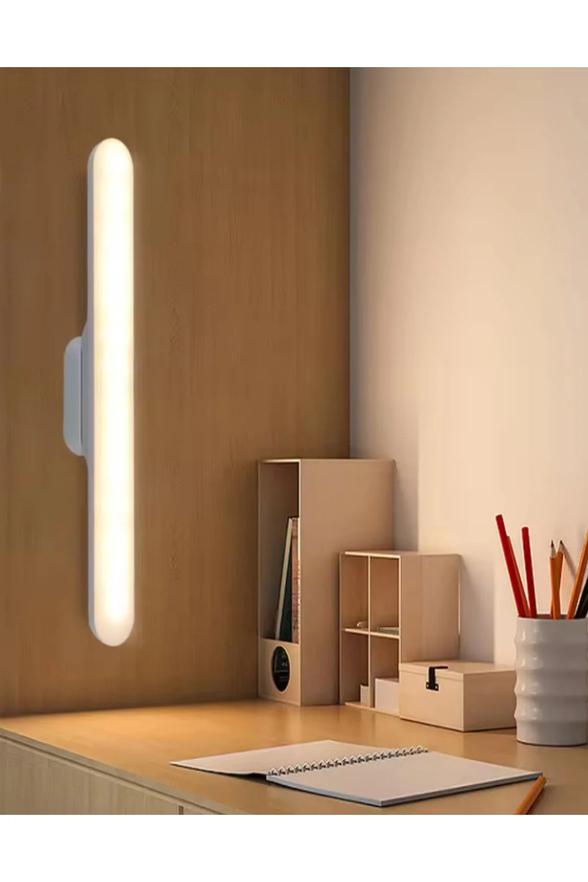 Şarjlı Kablosuz LED Lamba – 3 Mod Işık, Mıknatıslı Yapışkanlı, Ço