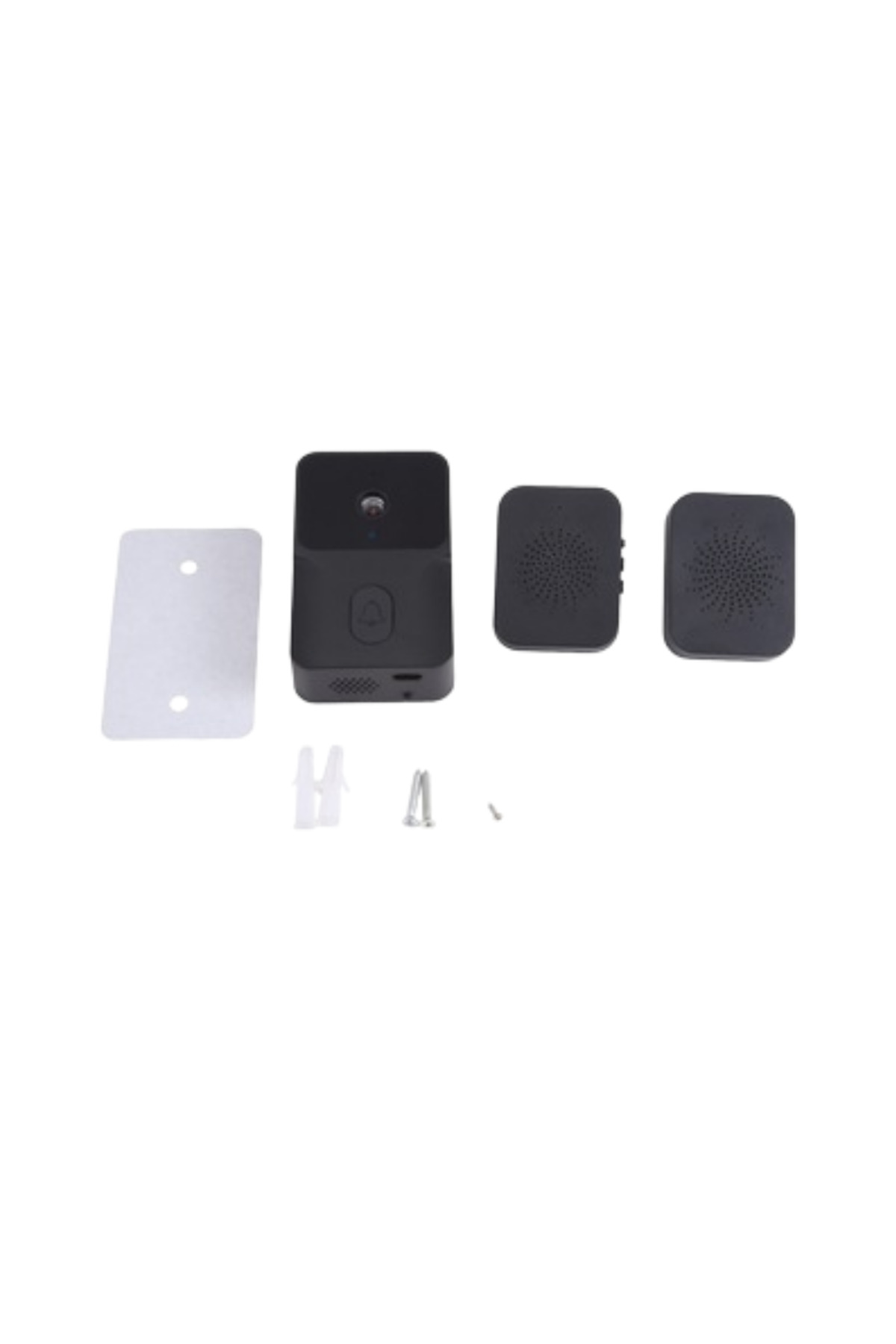 ŞARJLI KAMERALI KAPI ZİLİ SİYAH - Lisinya