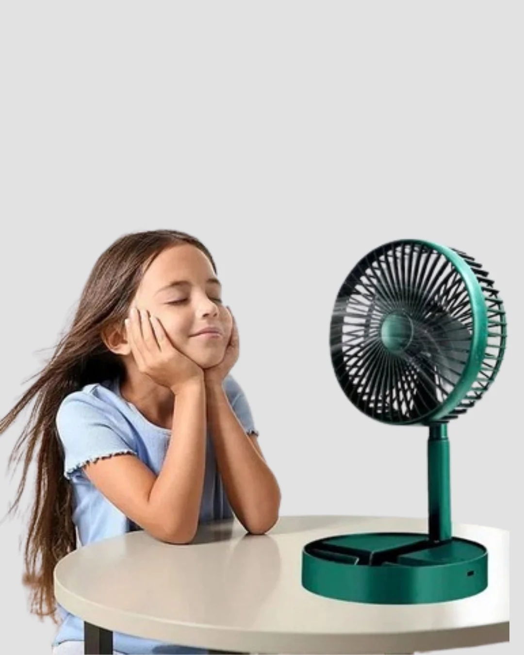 Şarjlı Katlanabilir Mini Fan – 3 Kademe Hız Ayarı, Taşınabilir Tasarım Fiyatı, Yorumları ve Özellikleri